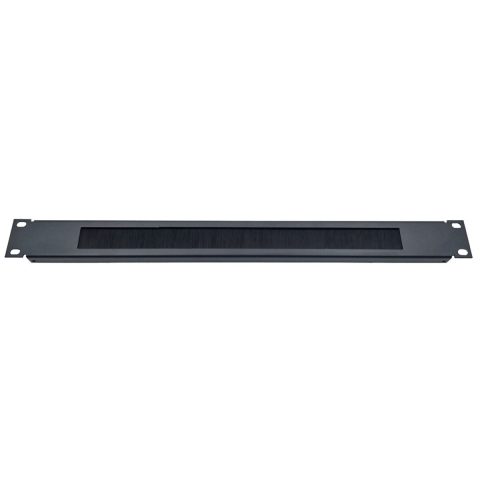 Netiks P-019D-1U-BK panel sa četkicama za kablove 19"/1U