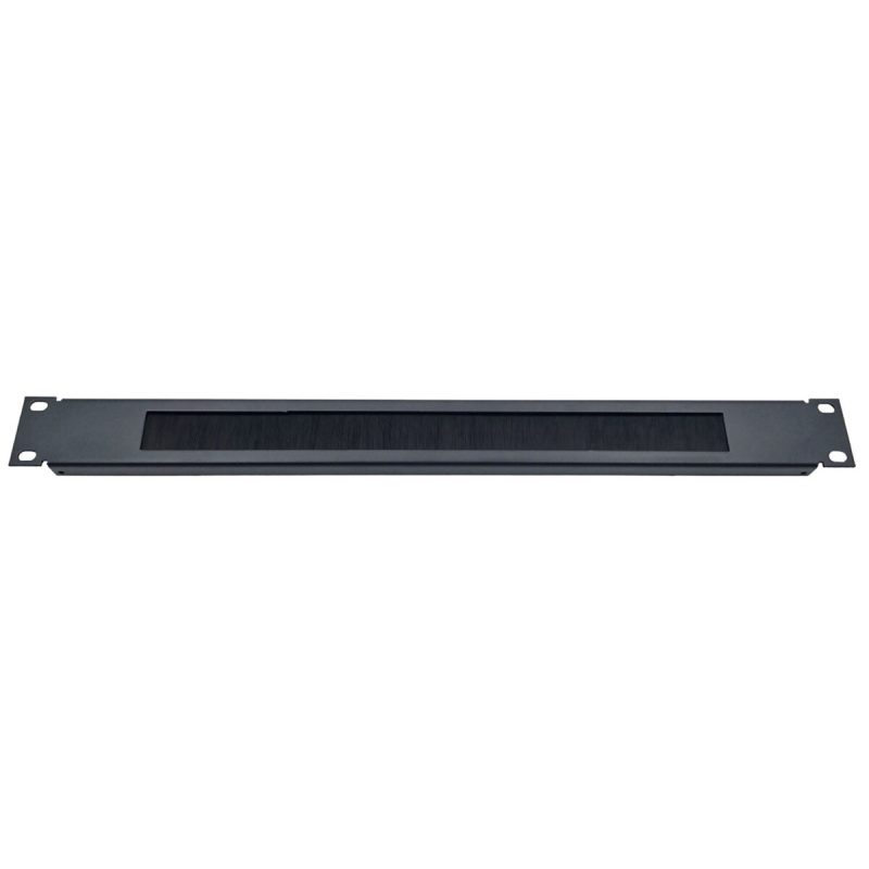 Netiks P-019D-1U-BK panel sa četkicama za kablove 19"/1U