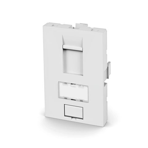 Netiks NA64425MP bijeli uložak za izlaz kablova, 45×45 mm