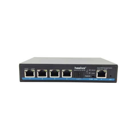 Hasivo S600W-4GT-1SX-1XGT-SE svič, 4× 2,5G + 10G RJ45 + SFP+