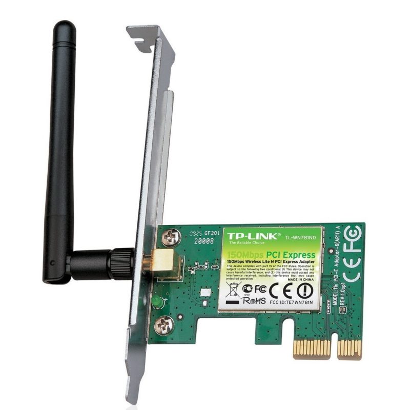TP-Link TL-WN781ND PCI Express Wi-Fi adapter, N150