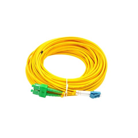 Netiks optički patch kabl OS2 duplex, SC/APC–LC/UPC, 20 m