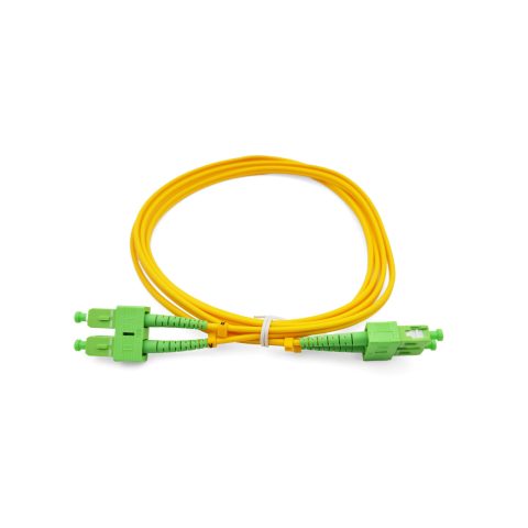 Netiks optički patch kabl OS2 duplex, SC/APC–SC/APC, 2 m