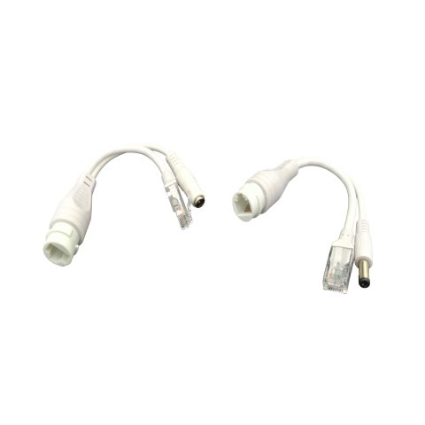 DJA PoE komplet injektor i splitter, RJ45 + DC, 100 Mb/s