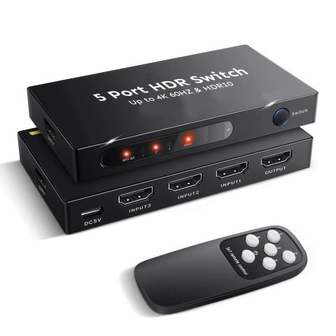 HDMI switch 4xIN/1xOUT v2.0b 4K60 18Gb/s (SW-4K-401)