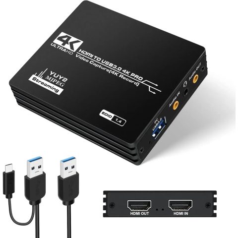HDMI USB3.0 capture card 4K60 loop 4K30 audio (CA-4K-HUC)