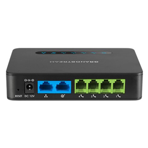 Grandstream HT814 VoIP ATA adapter, 4 FXS, Gigabit