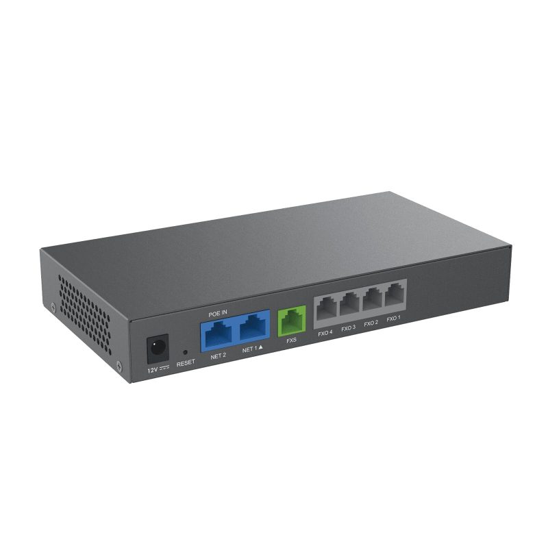 Grandstream HT841 VoIP gejtvej, 4 FXO i 1 FXS