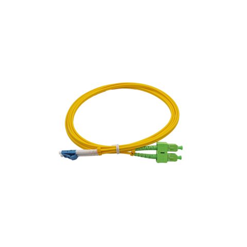 Netiks optički patch kabl OS2 duplex, SC/APC–LC/UPC, 2 m