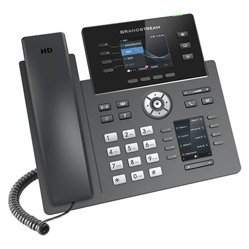 Grandstream GRP2614 IP telefon, dva ekrana, Wi-Fi