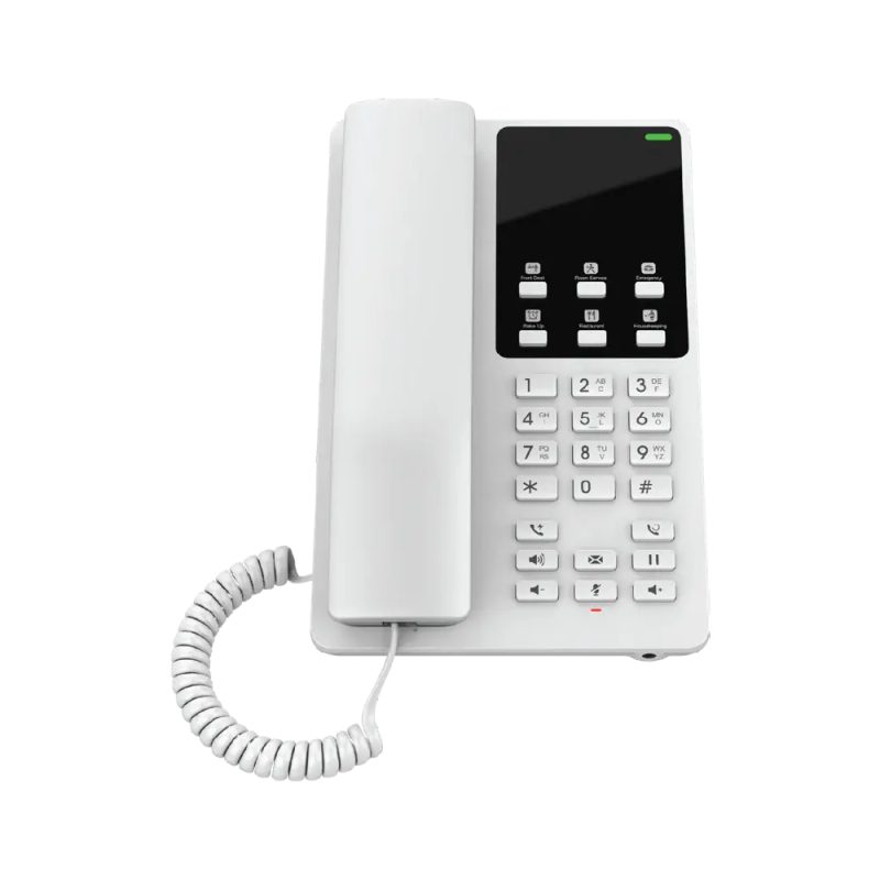 Grandstream GHP620 hotelski IP telefon, bijeli, PoE