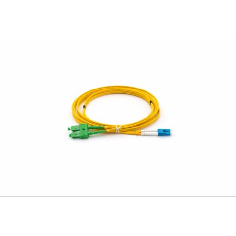 Netiks optički patch kabl OS2 duplex, SC/APC–LC/UPC, 3 m