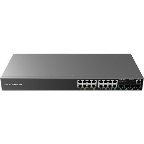 Grandstream GWN7802 L2+ svič, 16×GbE + 4×SFP
