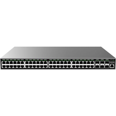 Grandstream GWN7806P L2+ svič, 48×GbE + 6×SFP+, PoE+ 400 W