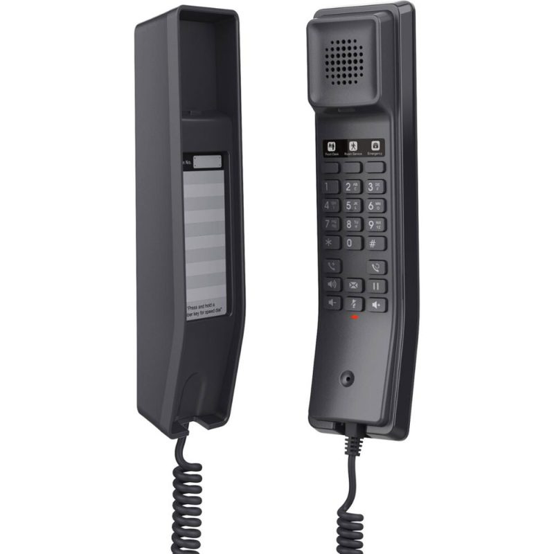 Grandstream GHP611W hotelski IP telefon, crni, Wi-Fi