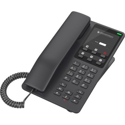 Grandstream GHP621 hotelski IP telefon, crni, PoE