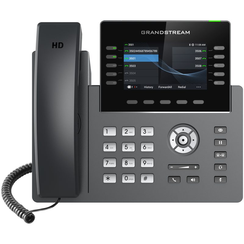 Grandstream GRP2610P IP telefon, kolor ekran, PoE
