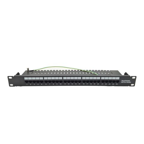 Netiks PPTEL19I002 telefonski patch panel Cat.3, 25× RJ45, 19"/1U