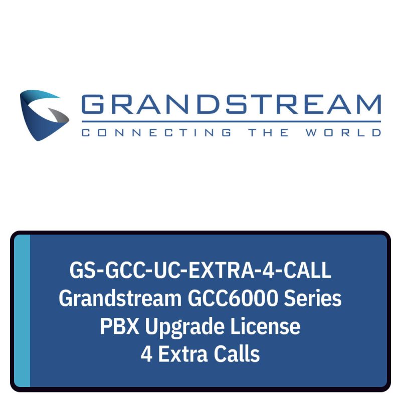 Grandstream GCC-UC-EXTRA-4-CALL licenca, +4 poziva