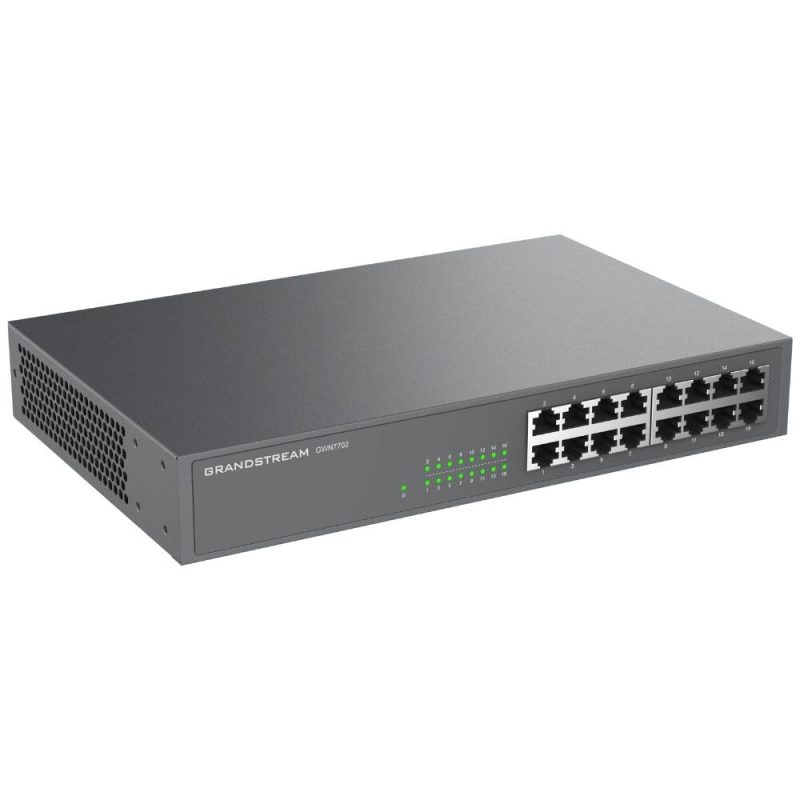 Grandstream GWN7702 svič, 16×GbE