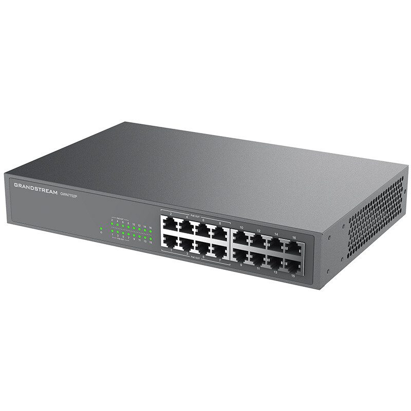 Grandstream GWN7702P svič, 16×GbE, PoE+ 138 W