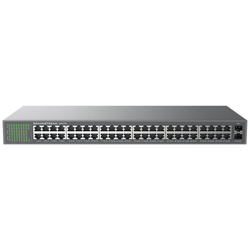 Grandstream GWN7706 svič, 48×GbE + 2×SFP