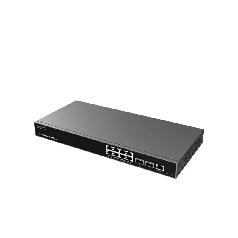 Grandstream GWN7811P L3 svič, 8×GbE + 2×SFP+, PoE+ 120 W