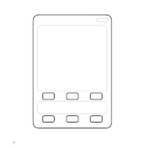 Grandstream GHP62x zamjenska maskica za IP telefon