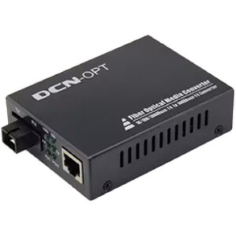 DCN Gigabit Ethernet Fiber Media Konverter 10/100/1000Mb/s Single-Mode