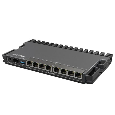 MikroTik RB5009UPr+S+IN, 8× PoE-out, 2,5G i 10G SFP+