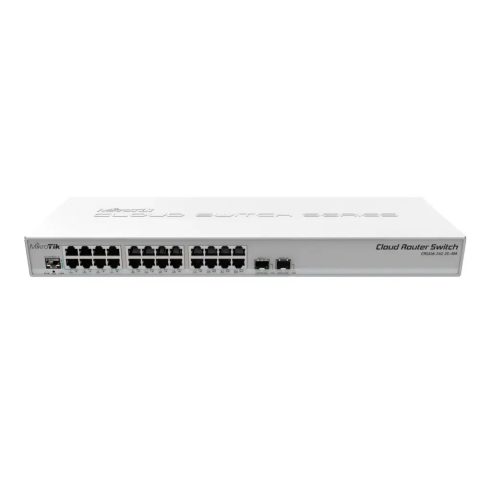 MikroTik CRS326-24G-2S+RM svič, 24× GbE i 2× 10G SFP+