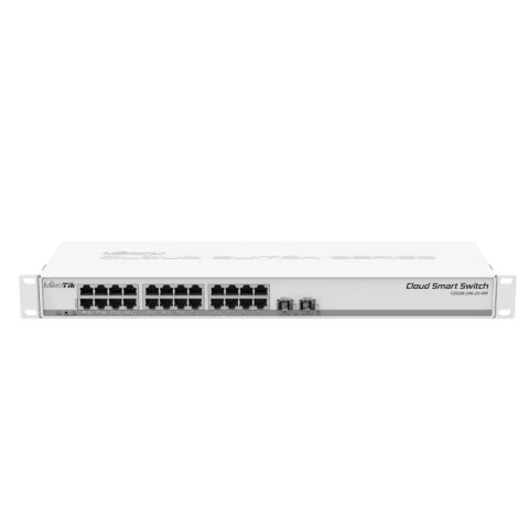 MikroTik CSS326-24G-2S+RM svič, 24× GbE i 2× 10G SFP+