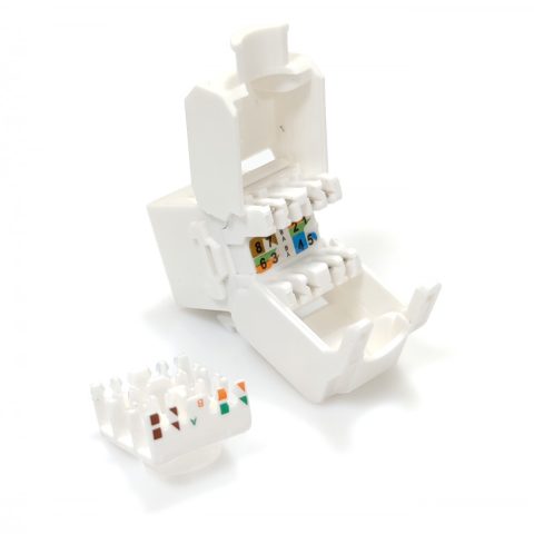 Netiks RJ45 keystone modul Cat.6 UTP, montaža bez alata