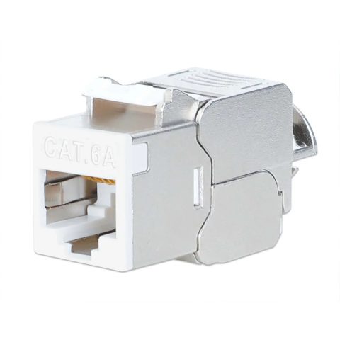Netiks RJ45 keystone modul Cat.6A STP, montaža bez alata