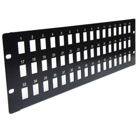 Netiks PP19I002 modularni patch panel 19"/3U, 48 Keystone otvora