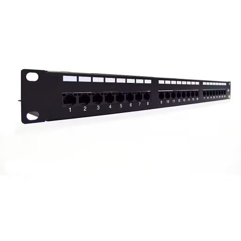 DIGITUS DN-91624U patch panel Cat6 UTP, 24×RJ45, 19"/1U