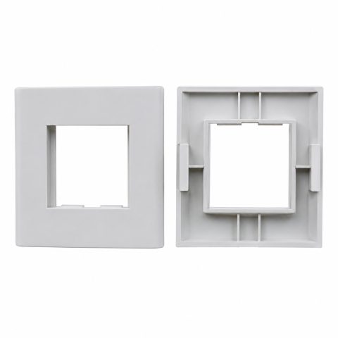 NA643M metalna maska 80×80 mm, otvor 45×45 mm