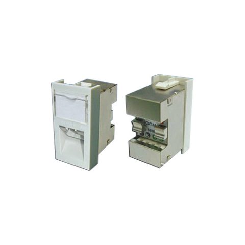 Netiks uložak 45×22,5 mm, 1× RJ45 Cat.6 UTP, pod uglom