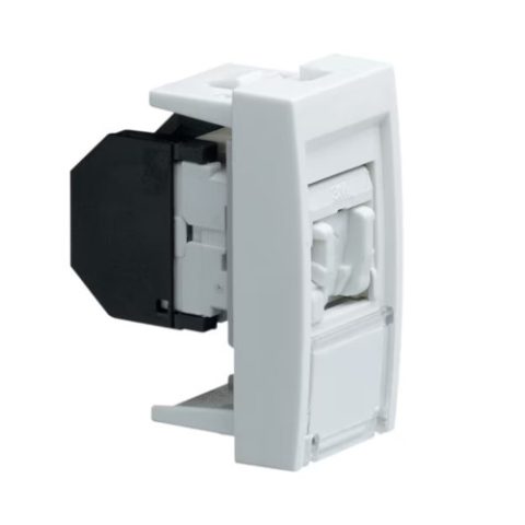 Netiks uložak 45×22,5 mm, 1× RJ45 Cat.5e UTP, pod uglom