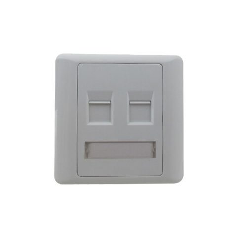 Netiks German poklopac 80×80 mm, 2 slota 45×45 mm, sa zastorima