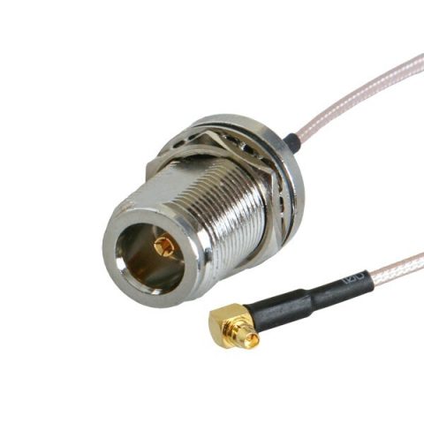 Netiks RF pigtail RG316, MMCX–N ženski, 50 Ω, 30 cm