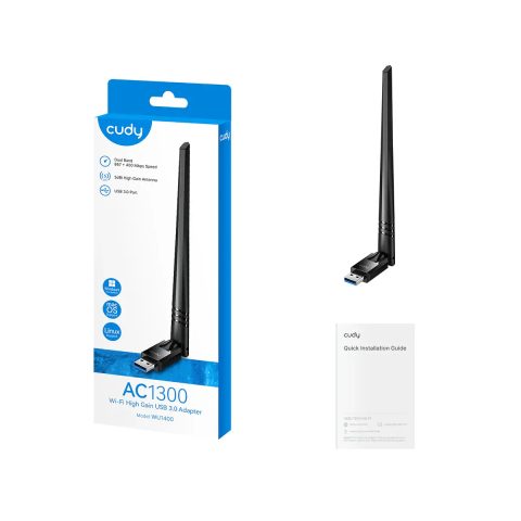 Cudy WU1400 AC1300 Wi-Fi USB 3.0 adapter