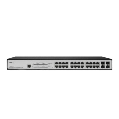 Cudy GS2024PS4 L2 PoE+ svič, 24× GbE + 4× SFP