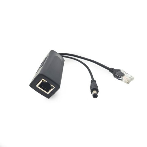 DJA-4812ATB PoE splitter, 100 Mb/s, 12 V DC