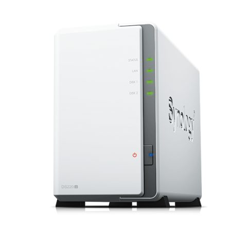 Synology DS220j NAS, 2 ležišta, 512 MB RAM, 1GbE