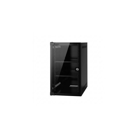 Netiks WS3309 zidni rek ormar 9U/10", 280 × 310, staklena vrata
