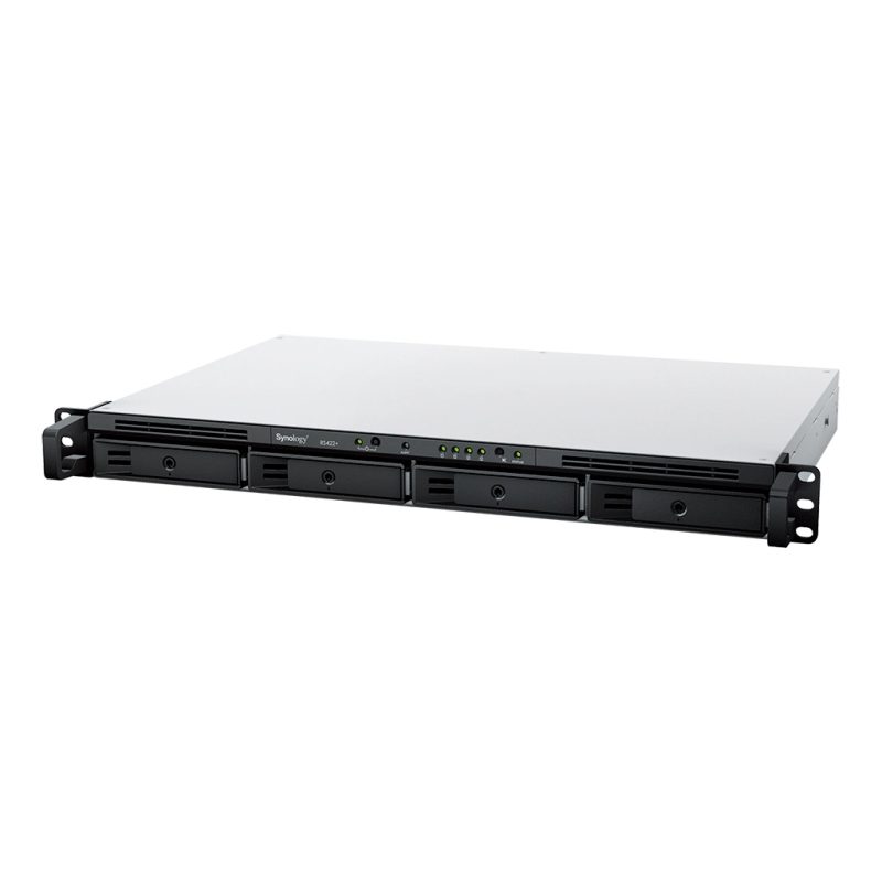 Synology RS422+ rek NAS, 1U, 4 ležišta, 2 GB ECC