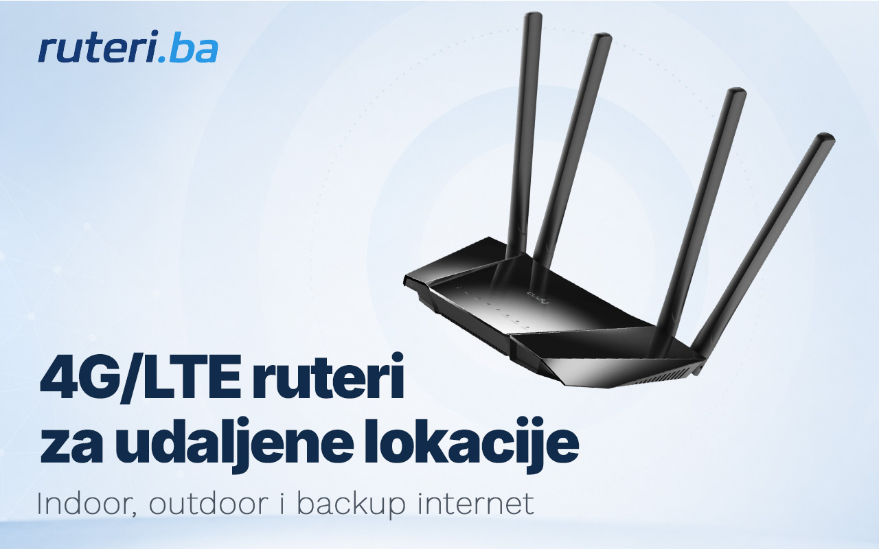 4G LTE ruteri za udaljene lokacije i backup internet